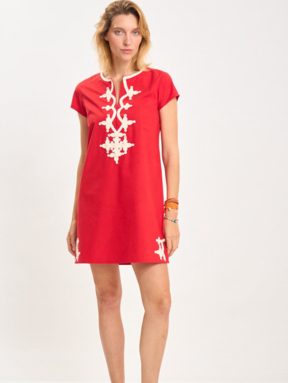 Gallabia New York Mini Dress in Red
